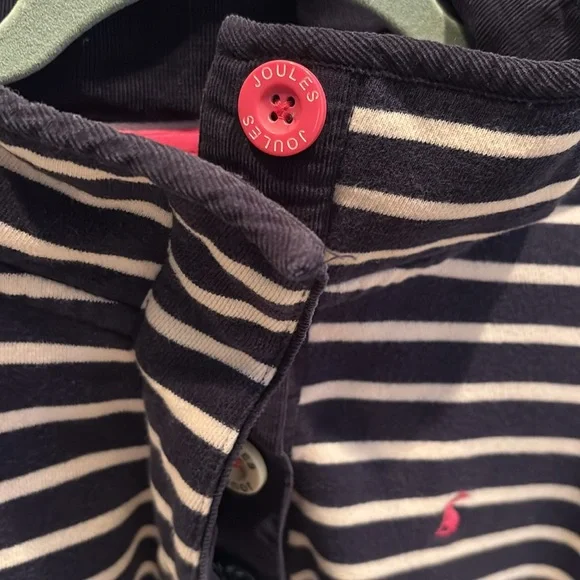 Navy and white stripe Joules sweatshirt - Picture 4 of 4